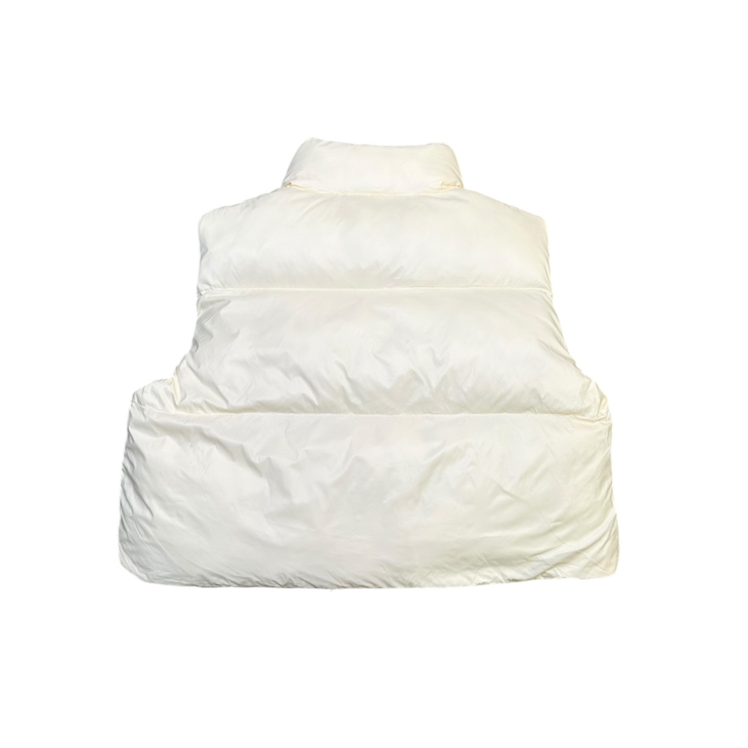 Cream Puffer Vest