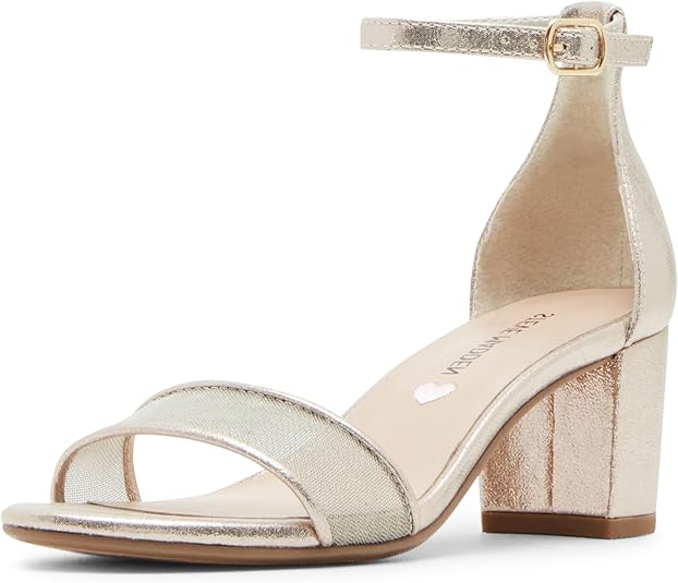 JCarrson Heels Gold Mesh