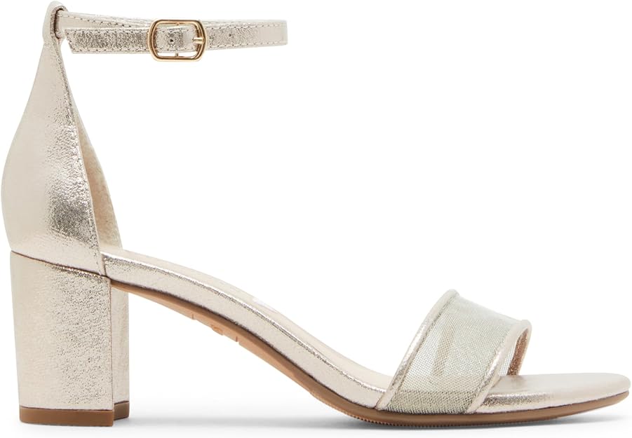 JCarrson Heels Gold Mesh