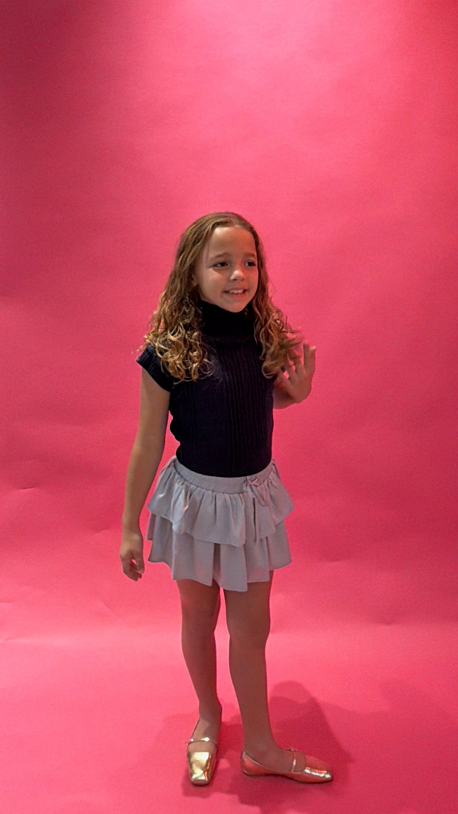 Katie Bow Top Blue