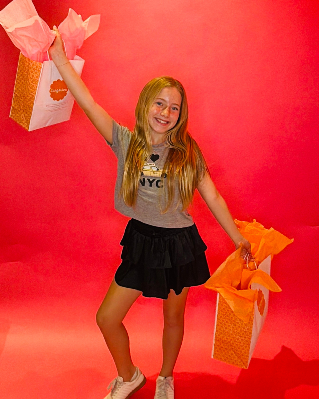 Willow Satin Skort Black