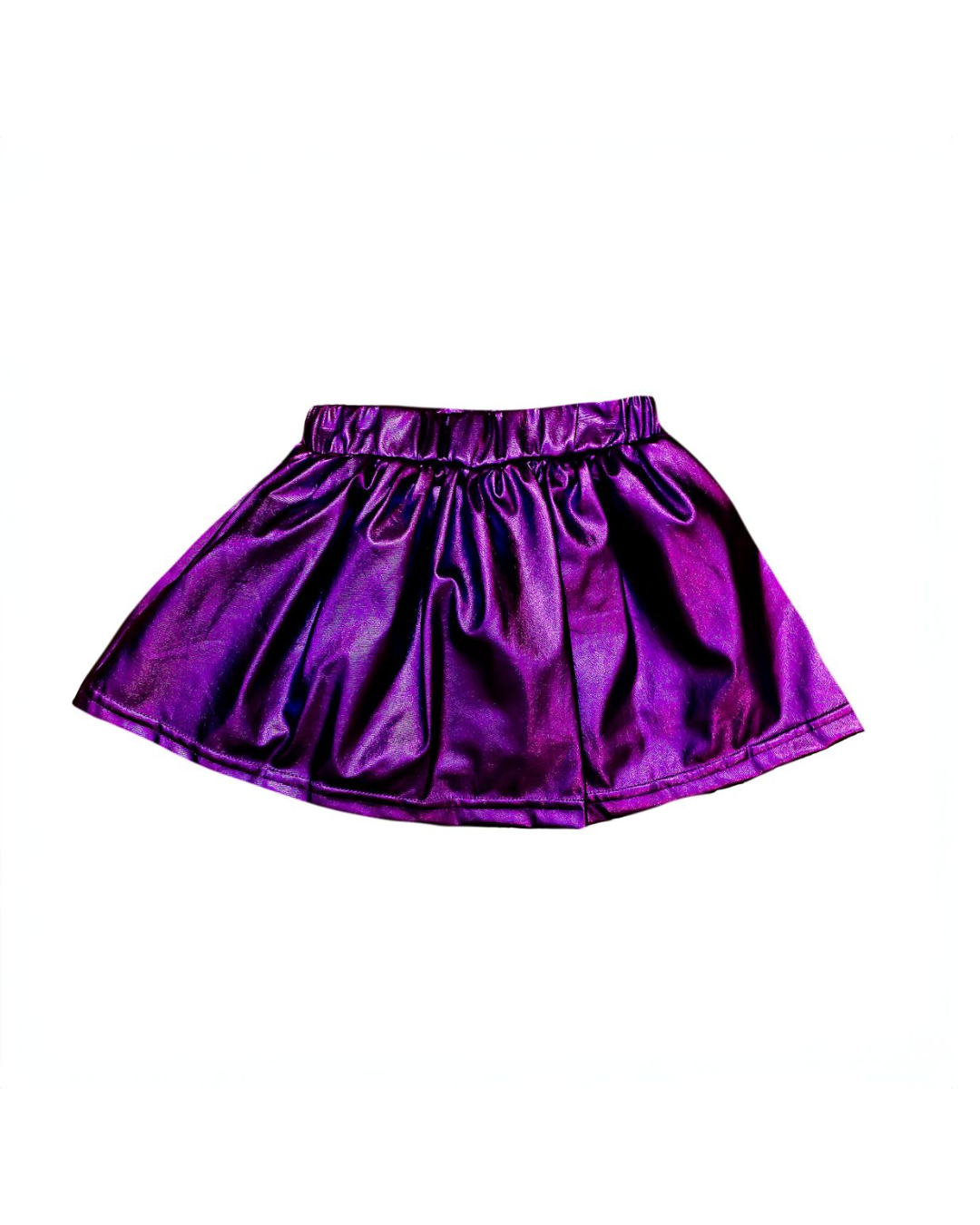 Molly Metallic Skort Purple