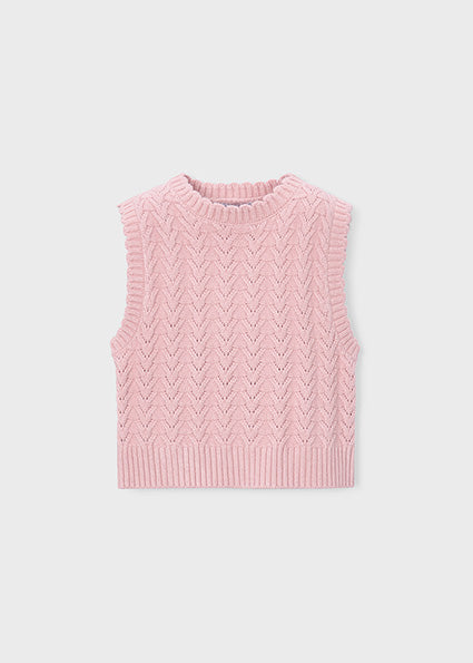Suzie Sweater Tank Blush