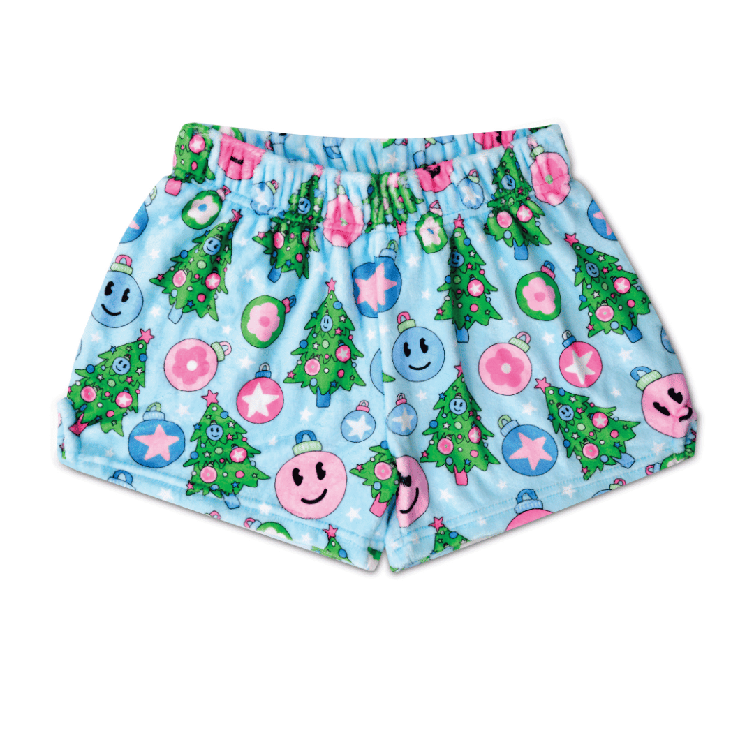 Groovy Holiday Plush Shorts