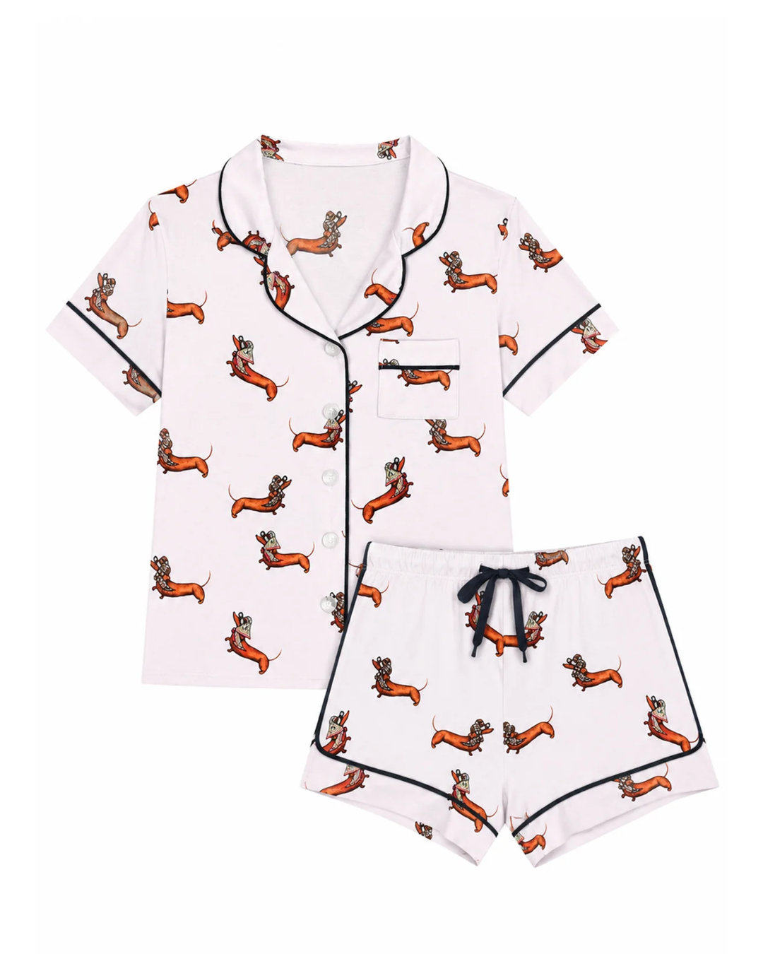 Lynn Pajama Set Dauchshund