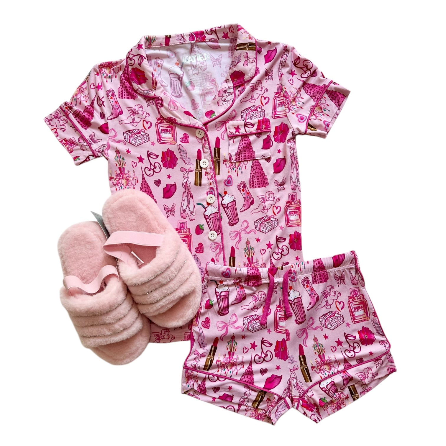 Spring Lynn Short Sleeve PJ Set XOXOXO