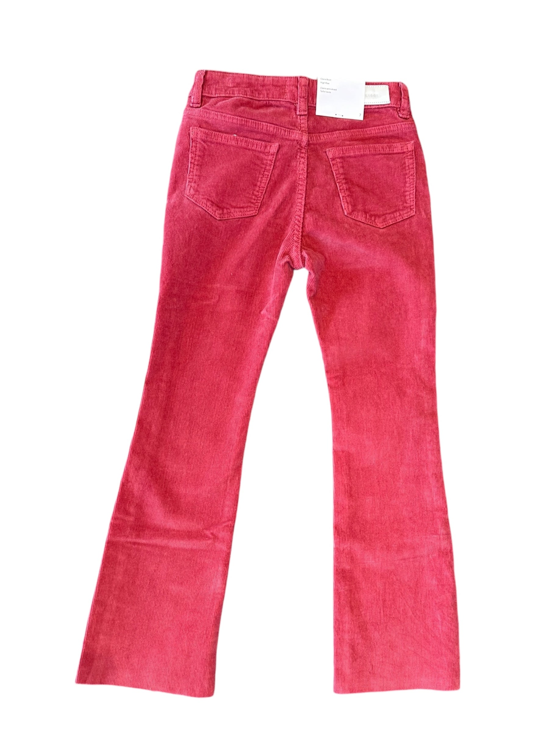 Claire Deep Blush Corduroy Bootcut