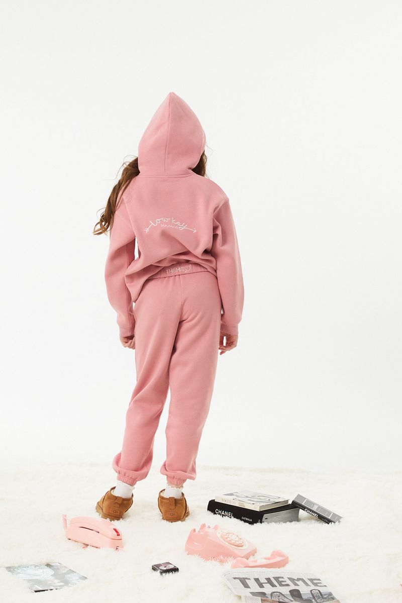 Lea Lowkey French Terry Hoodie Rose
