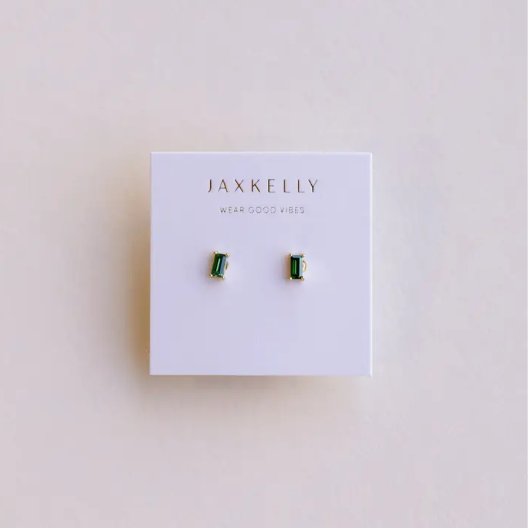 Baguette Gold Earrings