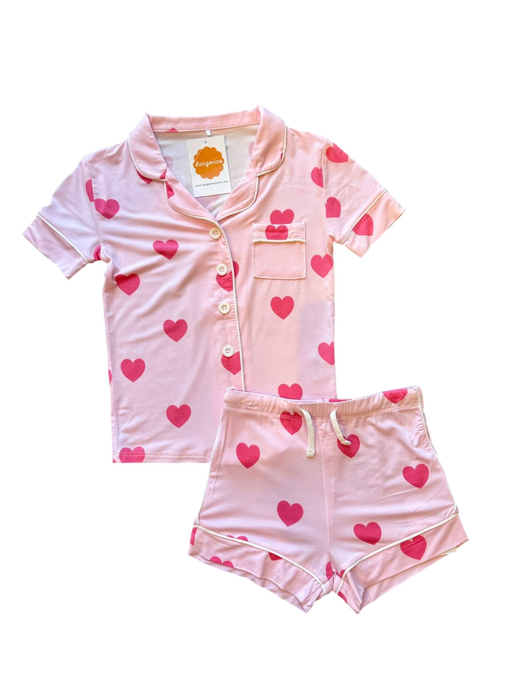 Spring Lynn Short Sleeve PJ Set XOXOXO