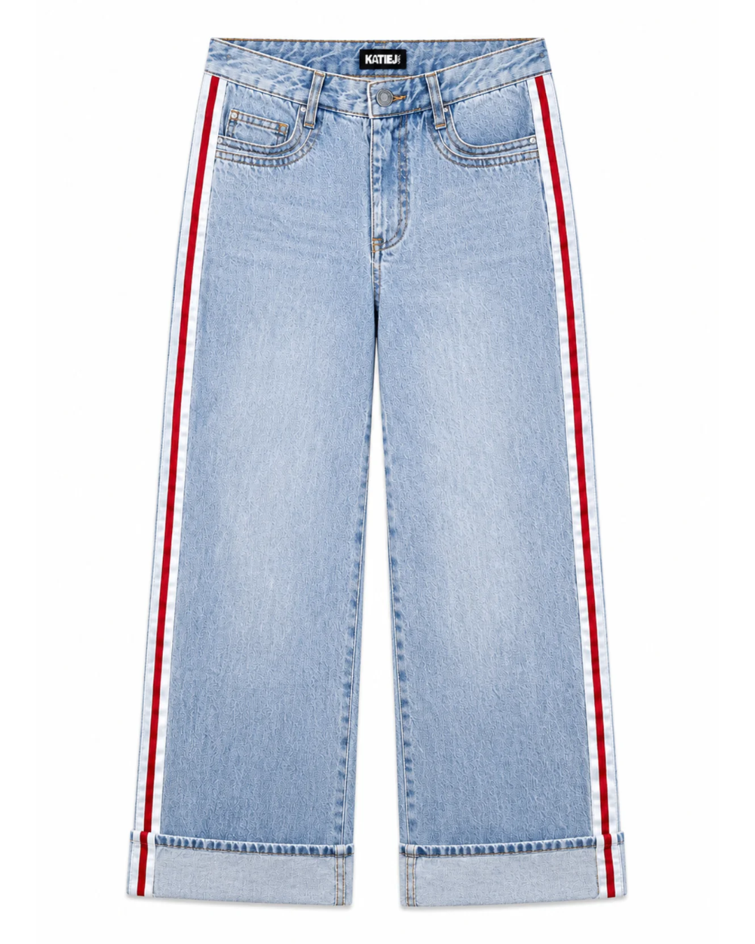 Boston Cuff Jean Light Wash Denim