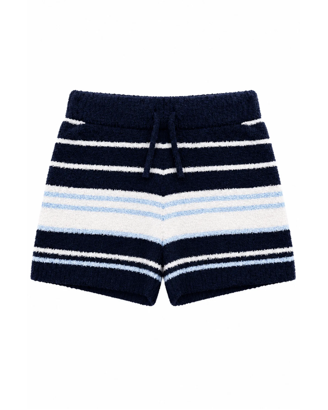 Parker Sweater Shorts Mixed Blue Stripe
