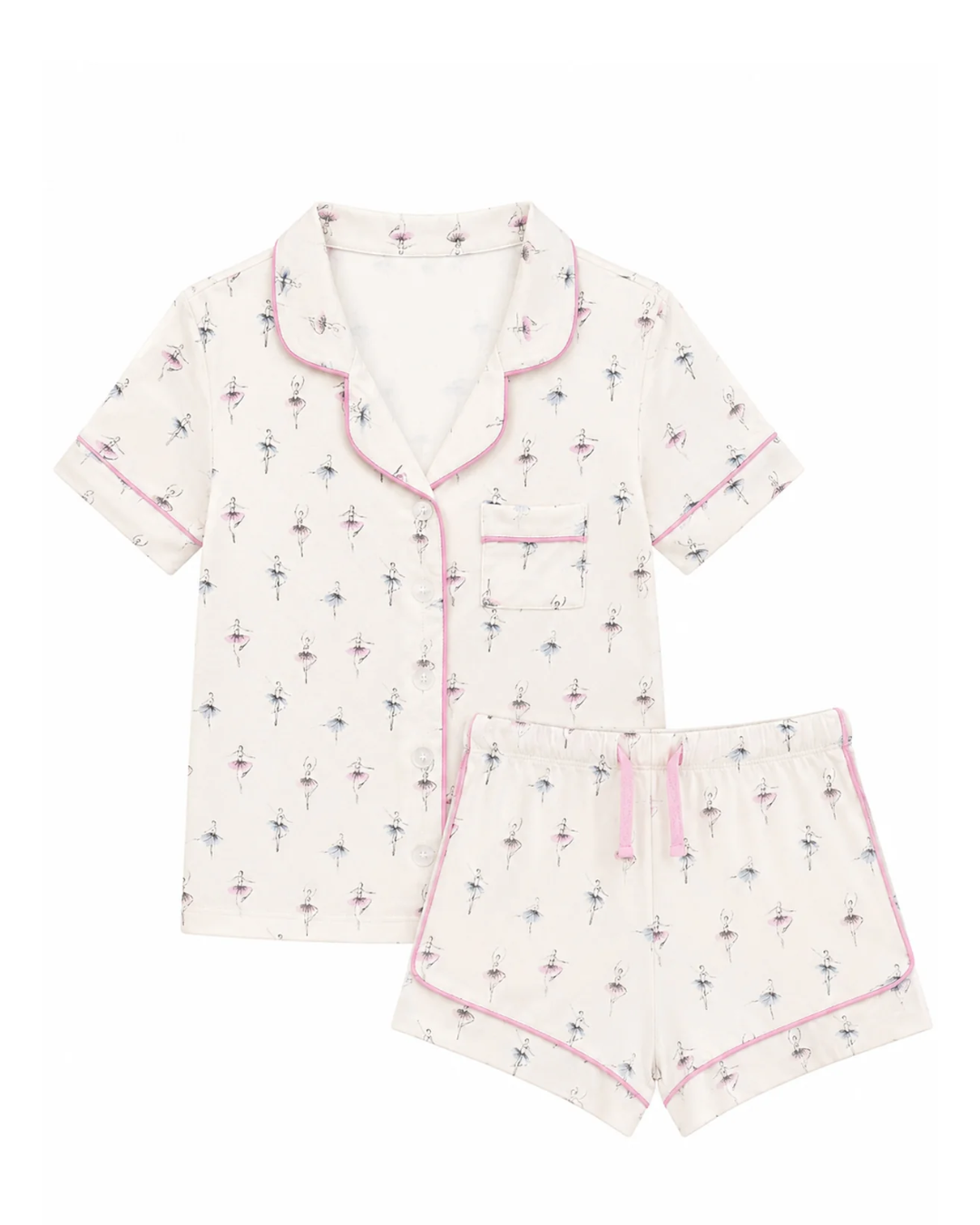 Lynn Pajama Set Vintage White